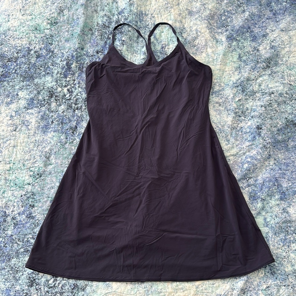 Outdoor Voices Exercise Dress in Navy Blue- size Large.
